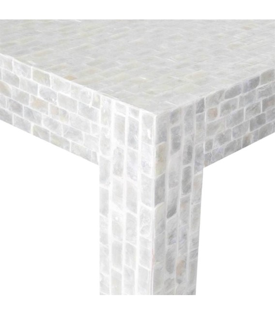 CONSOLA LOSAS CAPIZ BLANCA