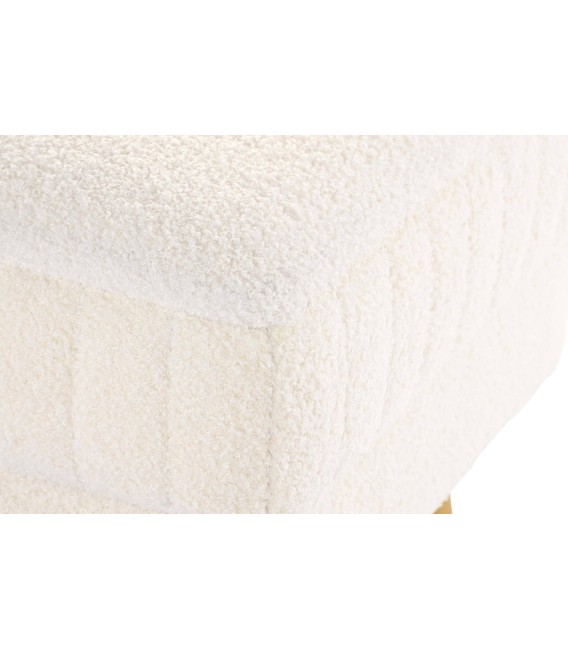 BANCO PIE DE CAMA PARTI TEXIL Y METAL