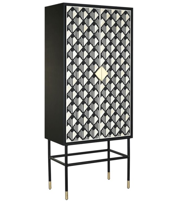 ARMARIO ALACENA HUERSO ALTO MADERA MDF METAL Y HUESO 