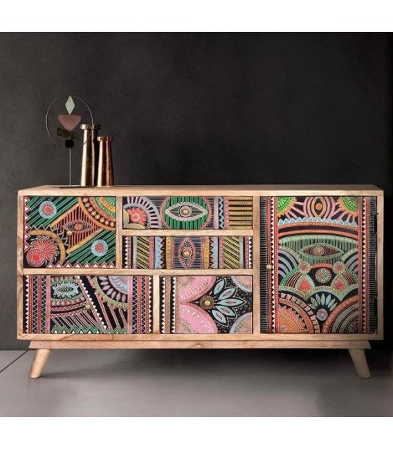 CÓMODA ARAPEA COMBINDA MADERA 