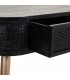 CONSOLA NAO NEGRO MADERA Y METAL
