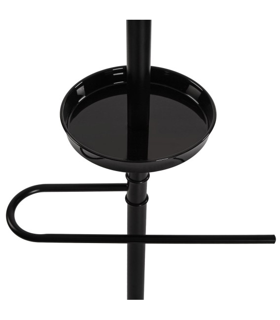 PERCHERO GALÁN TORA METAL NEGRO 