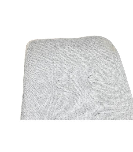 SILLA RUTRIER MADERA Y TEXTIL GRIS MDMHOGAR