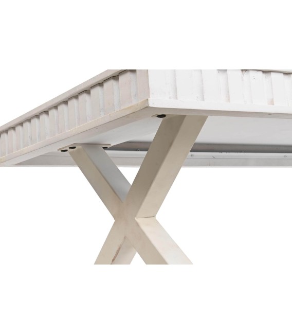 MESA DE CENTRO BRUMAS MADERA Y METAL 