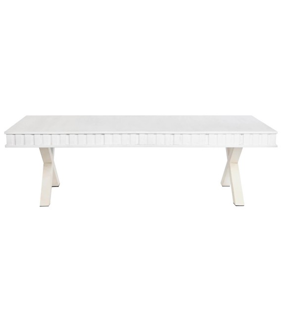 MESA DE CENTRO BRUMAS MADERA Y METAL 