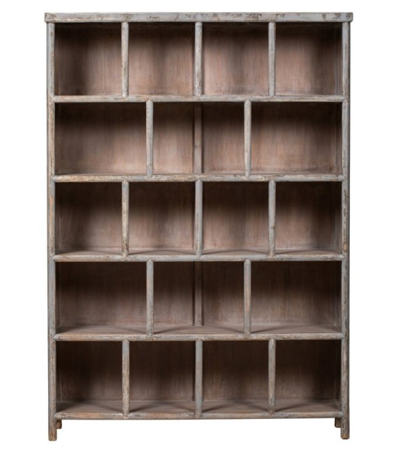 LIBRERÍA ZULEMA MADERA GRIS 