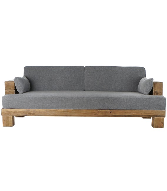 SOFÁ LUCKY 224 MADERA Y TEXTIL 