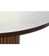 MESA DE COMEDOR TEON 110 Ø MADERA Y MÁRMOL 