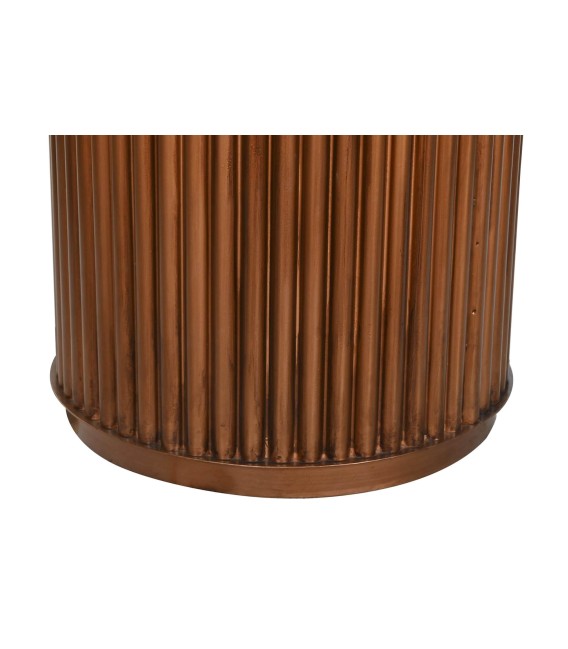 MESA DE COMEDOR TEON 110 Ø MADERA Y MÁRMOL 