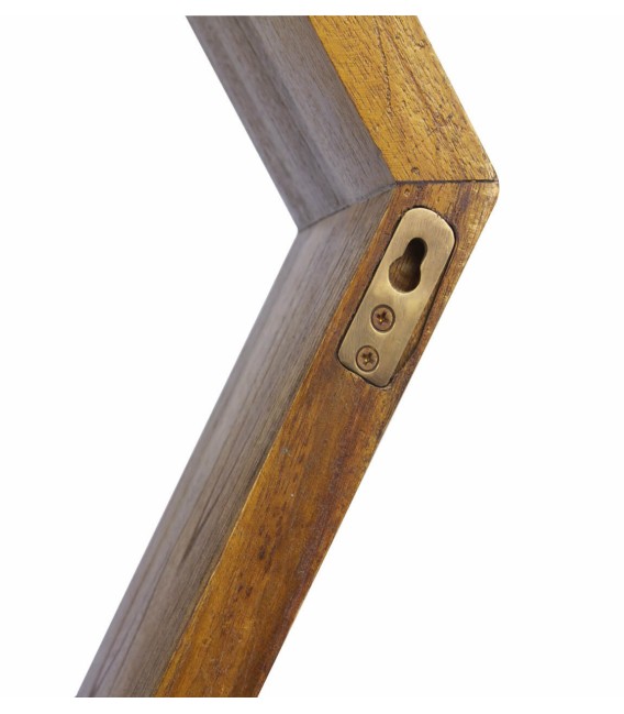 ESTANTE HEXAGONAL ARTIC 40 MADERA 