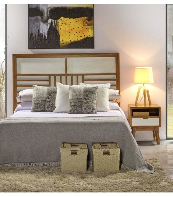 MESITA DE NOCHE ARTIC 45 X 40 MADERA 