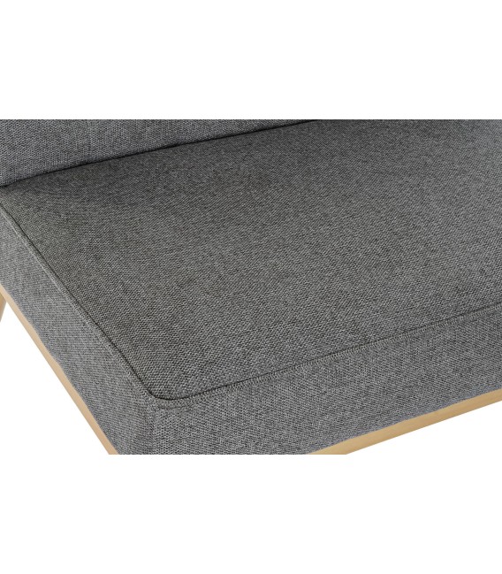 SILLÓN POLINE 80 X 66 TEXTIL GRIS Y MADERA 