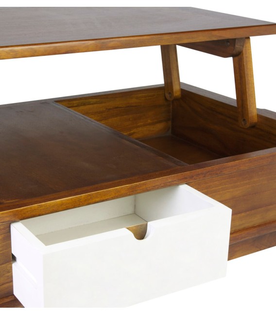 MESA DE CENTRO ELEVABLE ARTIC 115 X 65 MADERA