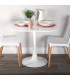 MESA DE COMEDOR LANDE 80X 80 METAL Y MDF