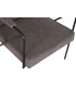 SILLÓN KELVIN 66 X 70 METAL Y TEXTIL GRIS 