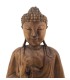 FIGURA BUDA 50 X 20 MADERA OSCURA 