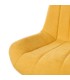 SILLA MILA 51 X 62 METAL Y TEXTIL MOSTAZA 