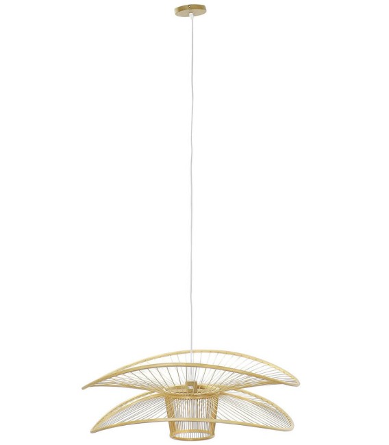 LÁMPARA DE TECHO PAMELA 80 Ø RATÁN 