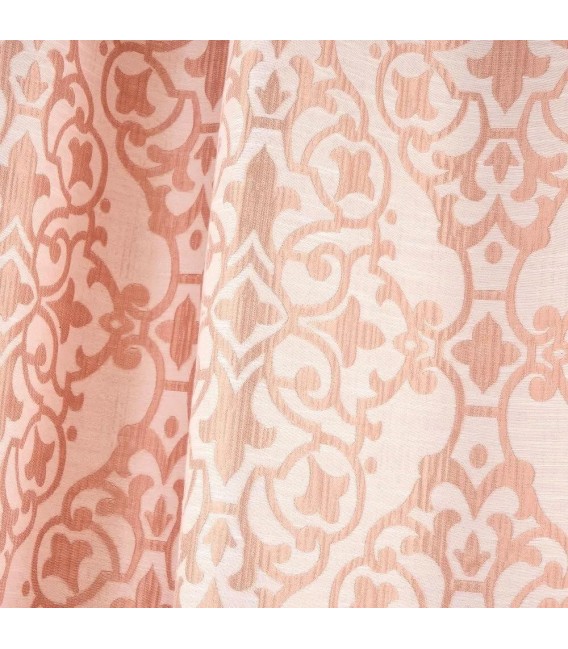 CORTINA RIAZA140 X 260 JAQUARD ROSA