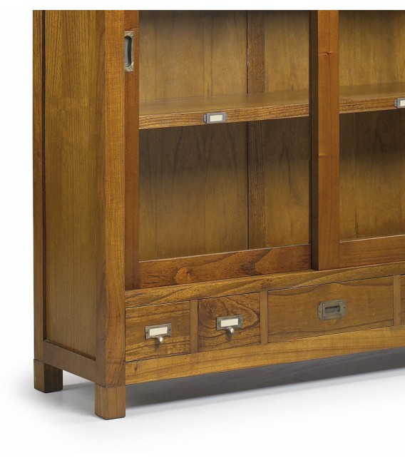 VITRINA BAJA STAR 120 X 40 MADERA 