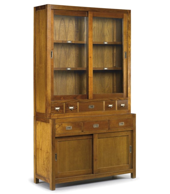 VITRINA BAJA STAR 120 X 40 MADERA 