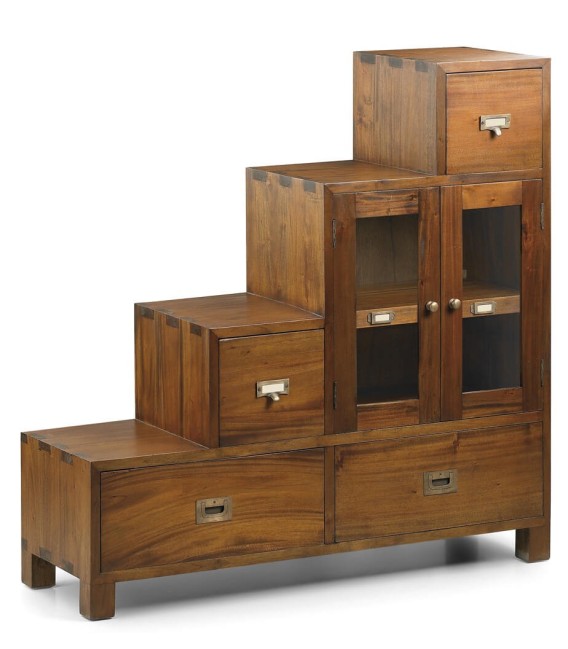 MUEBLE ESCALERA FLAMINGO 100 X 32 CAOBA MDMHOGAR