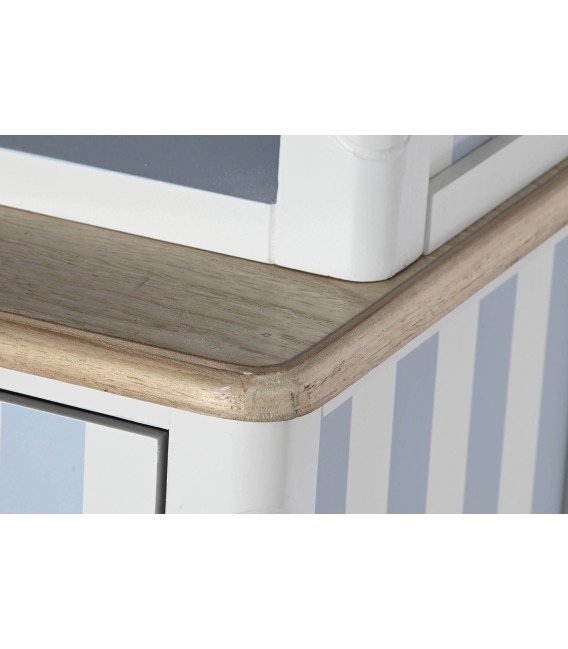 VITRINA PLAYA 142 X 44 MADERA PAULONIA 