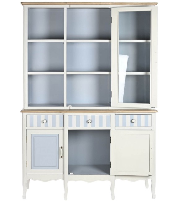 VITRINA PLAYA 142 X 44 MADERA PAULONIA 