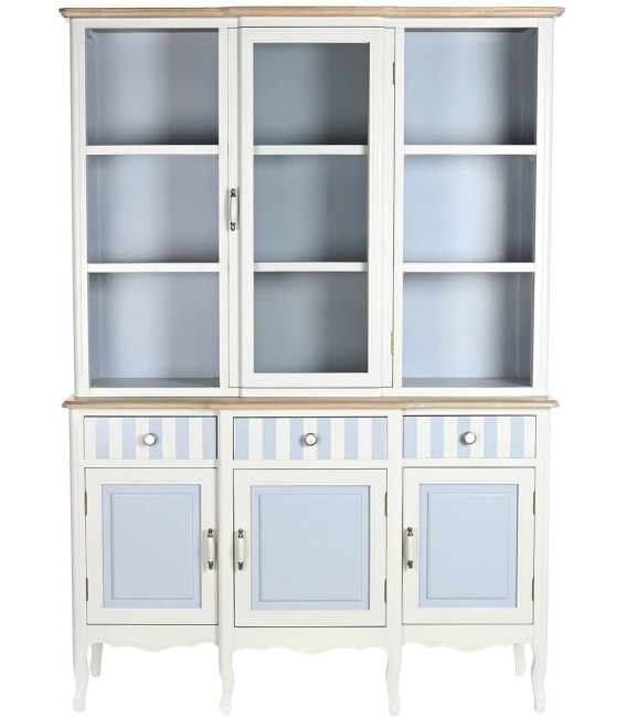 VITRINA PLAYA 142 X 44 MADERA PAULONIA 