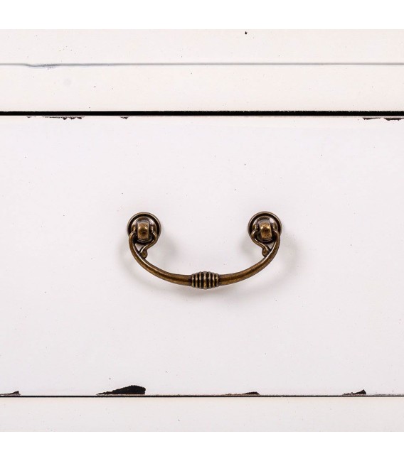 APARADOR NOVIL 106 X 36 MADERA BLANCO RATAN 