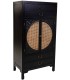 ARMARIO NOVIL 70 X 40 MADERA NEGRO RATAN