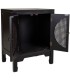 MESITA DE NOCHE NOVIL 50 X 36 MADERA NEGRO RATAN MDMHOGAR