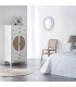 ARMARIO NOVIL 70 X 40 MADERA BLANCO RATAN MDMHOGAR