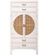 ARMARIO NOVIL 70 X 40 MADERA BLANCO RATAN MDMHOGAR