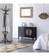 APARADOR NOVIL 106 X 36 MADERA NEGRO RATAN