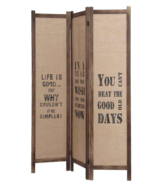 BIOMBO BEAT 120 X 170 MADERA Y ARPILLERA 