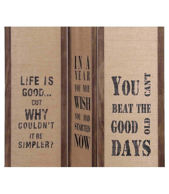 BIOMBO BEAT 120 X 170 MADERA Y ARPILLERA 