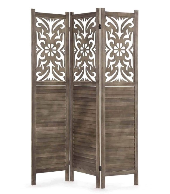 BIOMBO EMPIRE 120 X 170 MADERA PINO NOGAL 