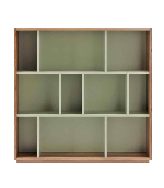 LIBRERIA SUNAR 119 X 32 MELAMINA NOGAL VERDE 
