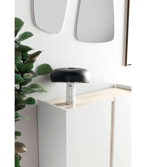 ZAPATERO MOLEA BAJO 95 X 35 ROBLE Y BLANCO MDMHOGAR