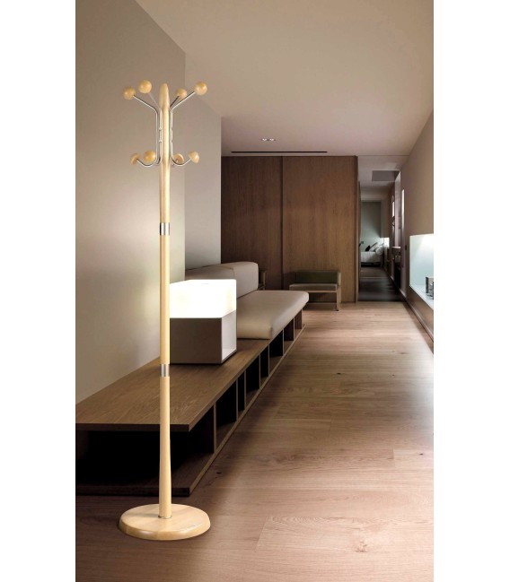 PERCHERO DE PIE FERIA 37 Ø MADERA COLORES 