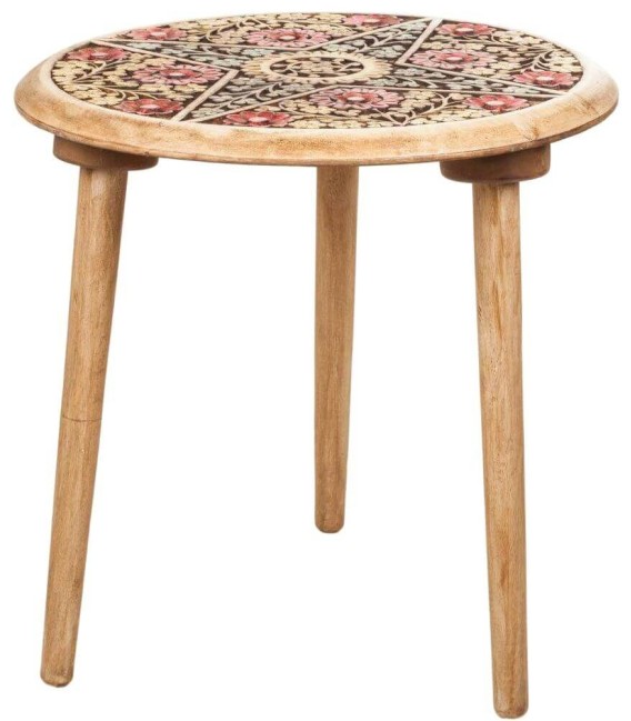 MESITA AUXILIAR 45 Ø ARAPEA MADERA COLOR 