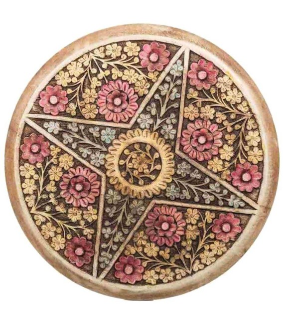 MESITA AUXILIAR 45 Ø ARAPEA MADERA COLOR 