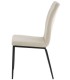 SILLA 45 X 58 NAPOLEON METAL NEGRO TELA BEIGE