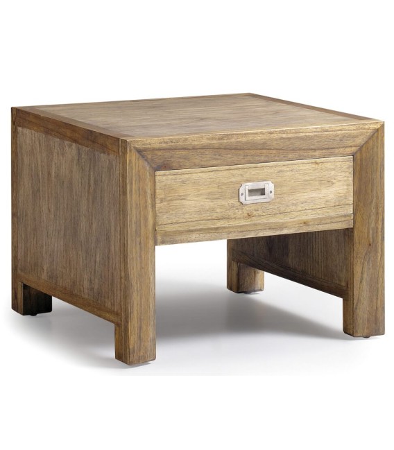 MESITA AUXILIAR 60 X 60 MERAPI MADERA