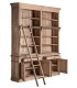 LIBRERIA 198 X 39  MANDER MADERA MANGO ENVEJECIDA 