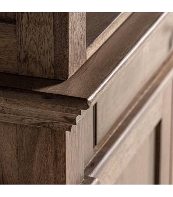 LIBRERIA 198 X 39  MANDER MADERA MANGO ENVEJECIDA 