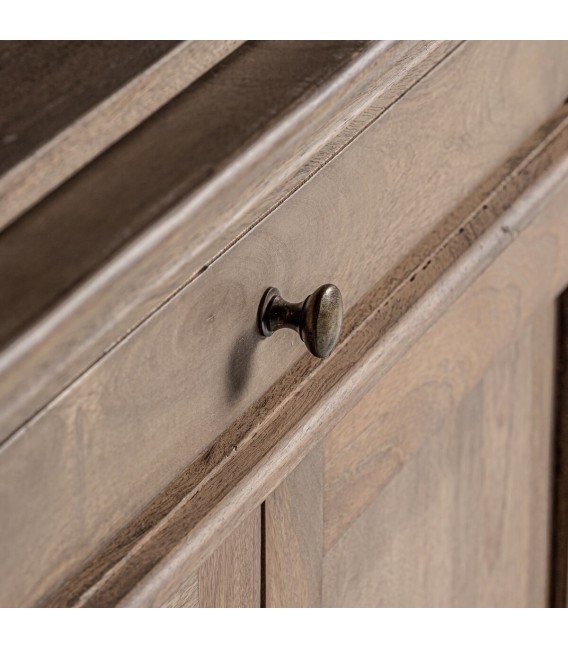 LIBRERIA 198 X 39  MANDER MADERA MANGO ENVEJECIDA 