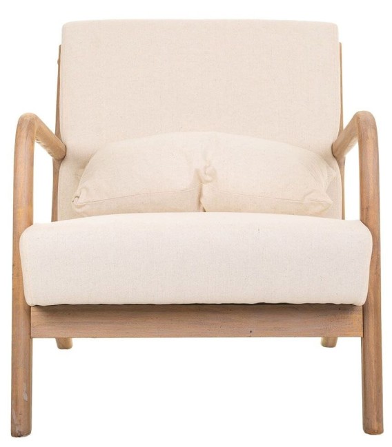 SILLÓN AUXILIAR MADERA RUNIC CRUDO