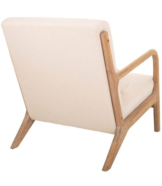 SILLÓN AUXILIAR MADERA RUNIC CRUDO